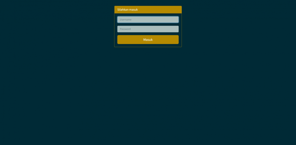 AHP SAW Periode PHP Login