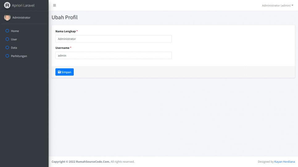 Apriori Laravel Profil.jpg