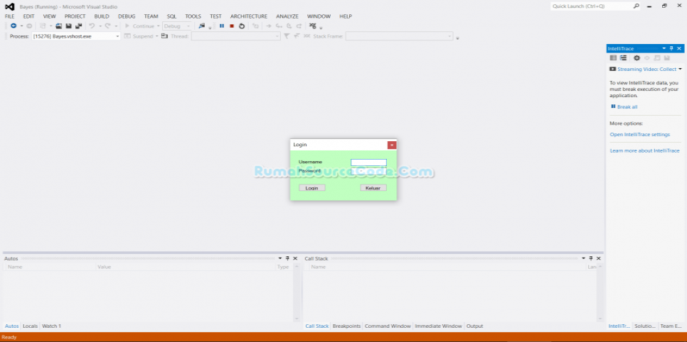 Sistem Pakat Metode Bayes C Sharp Login