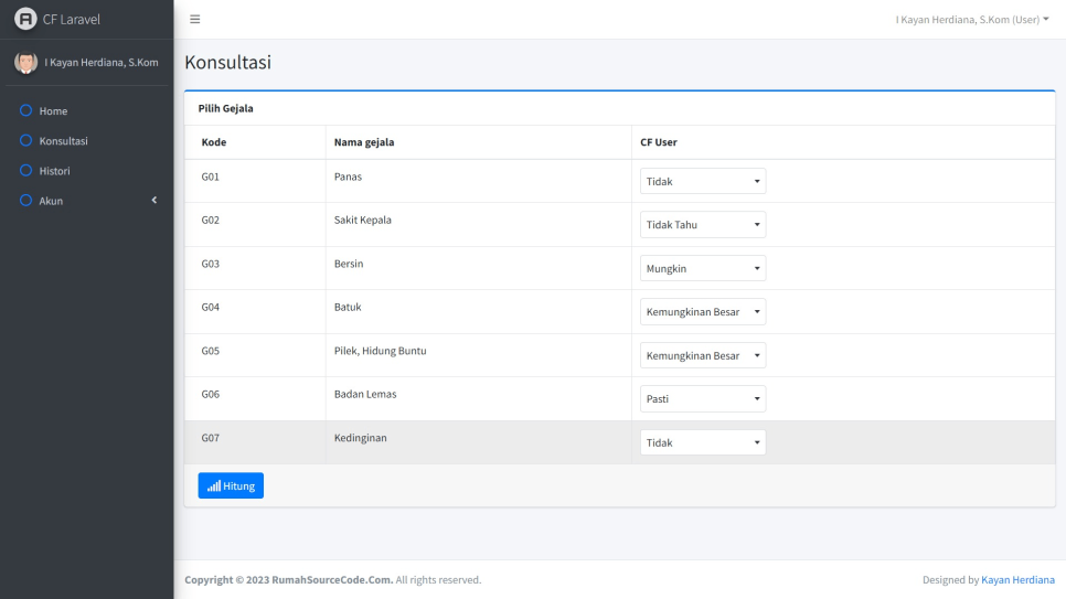 CF Laravel Konsultasi