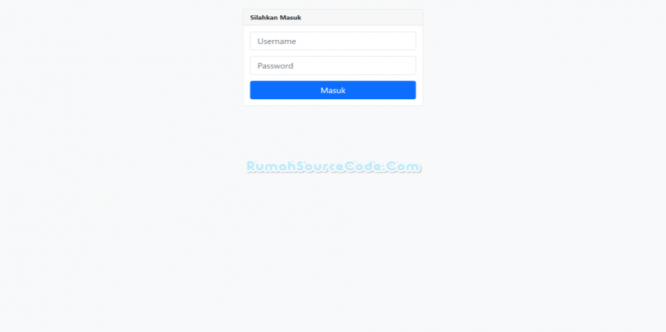 MOORA Laravel Login