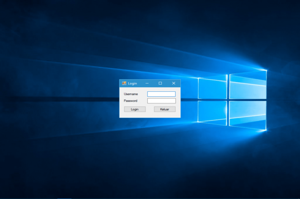 SPK Metode TOPSIS VB Form Login