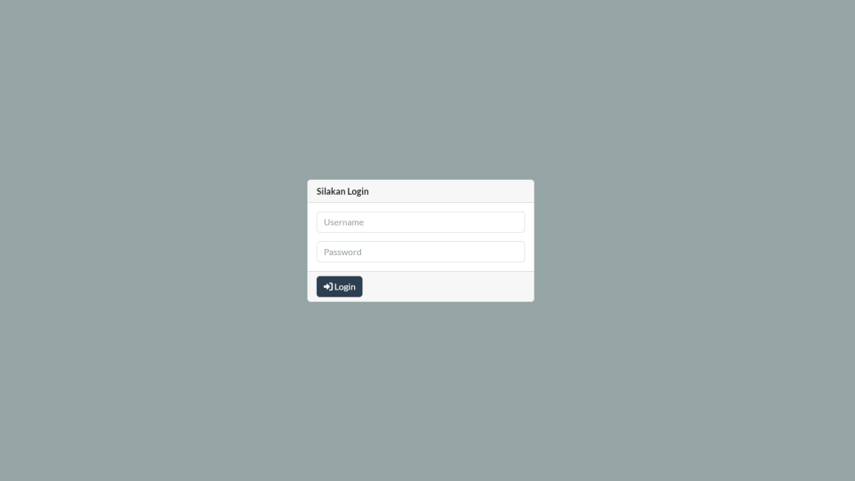 WASPAS PHP Login